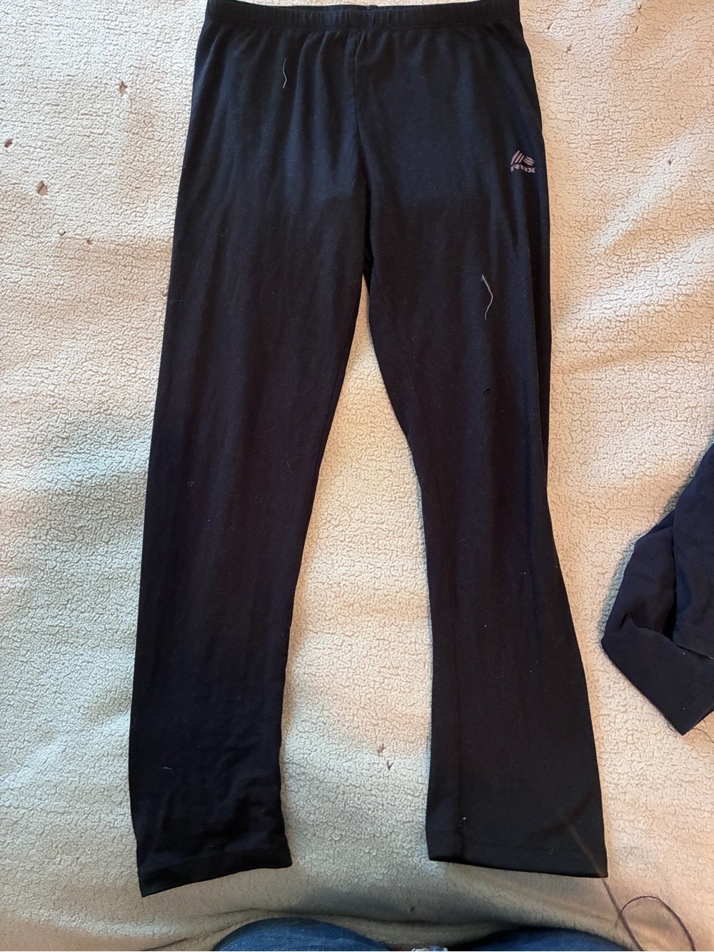 RBX Black Athletic Warm-Up Kids Pants Leggings